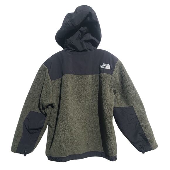 The North Face Hooded Denali Jacket Boys Small Green - Picture 2 of 4